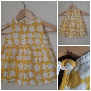 Global Mamas Handmade Ghana Acrica Star Yellow